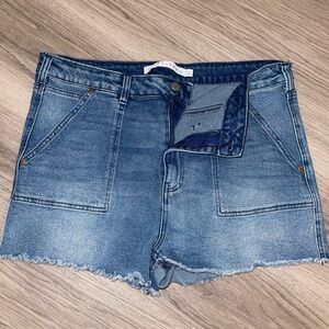 Tinseltown Classic Blue Jean Shorts